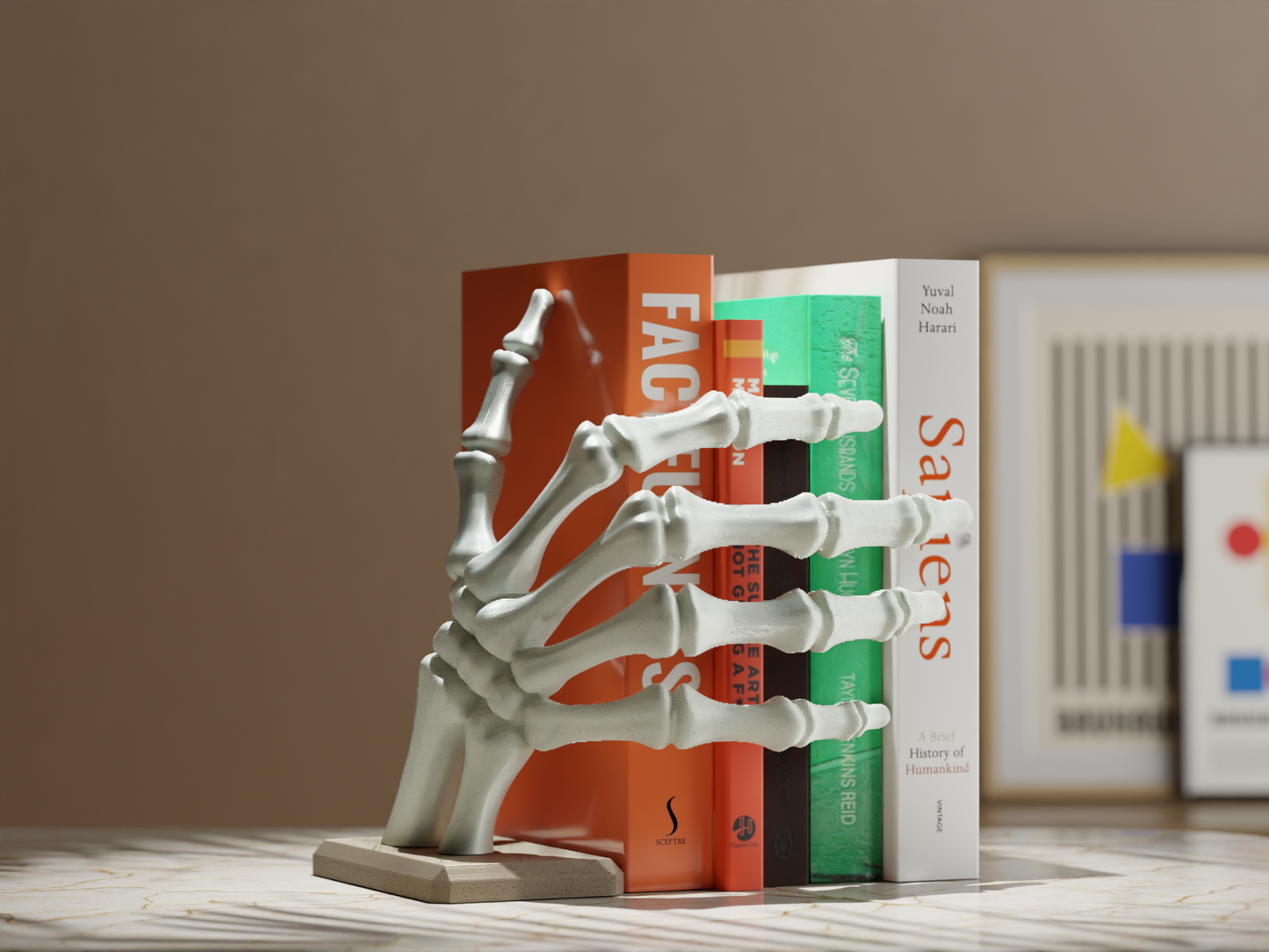 Skeleton Hand Bookstop
