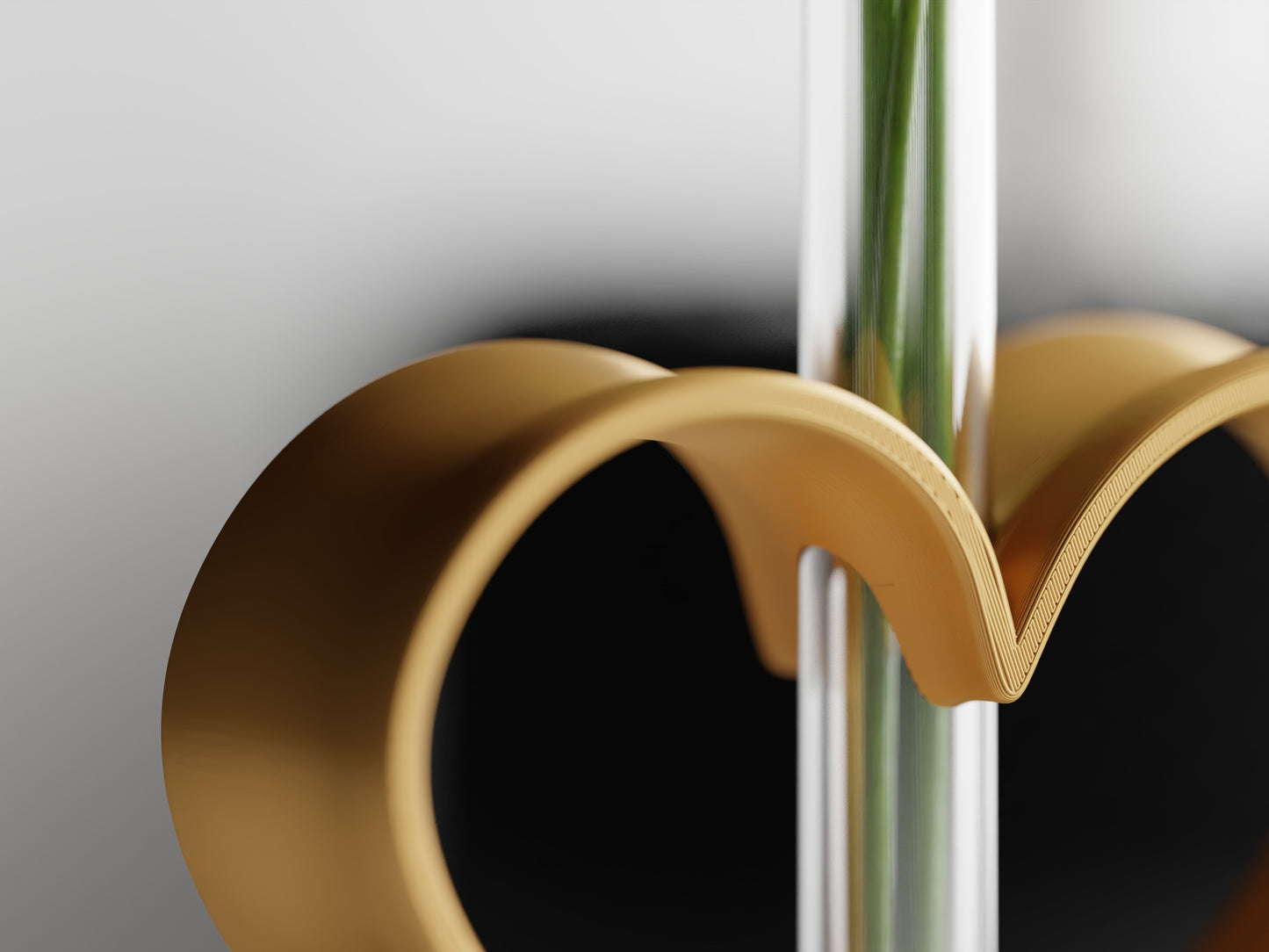 Valentine Ribbon Heart Vase