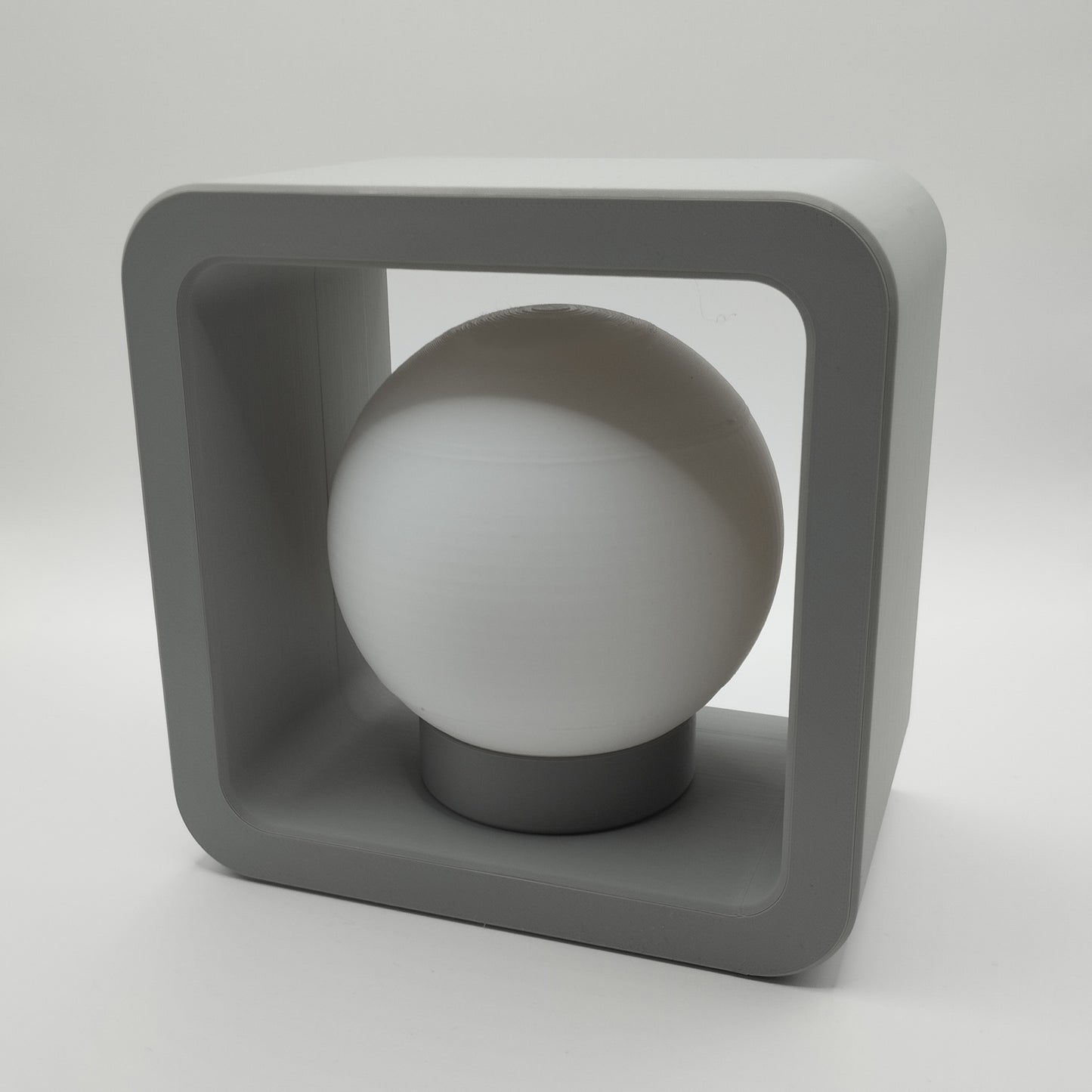 Modern Cube Glow Lamp – 3D Printed LED Light