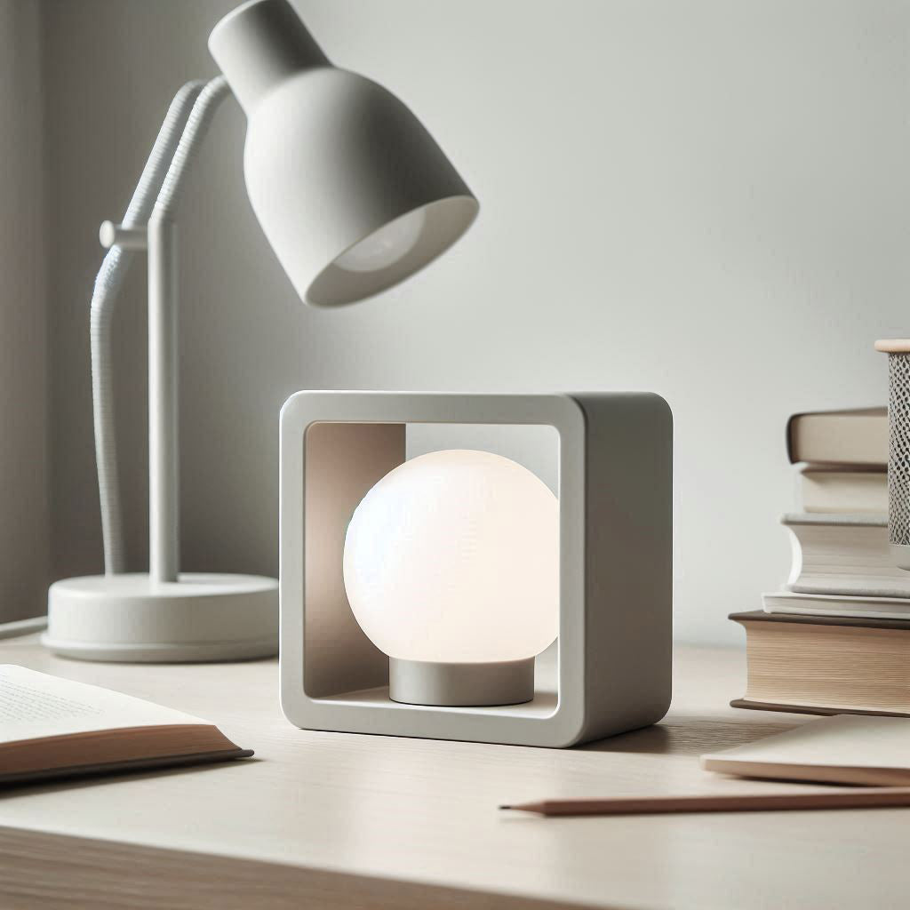 Modern Cube Glow Lamp – 3D Printed LED Light