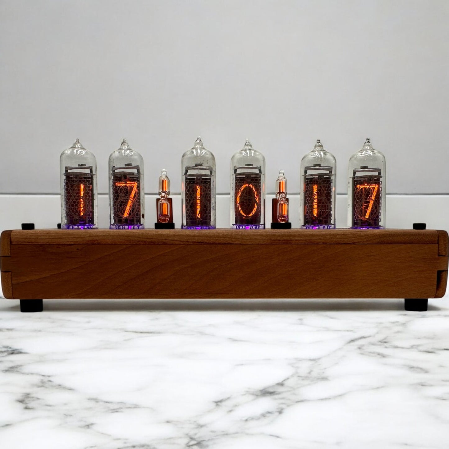 Nixie Clock Vintage Style Vertical
