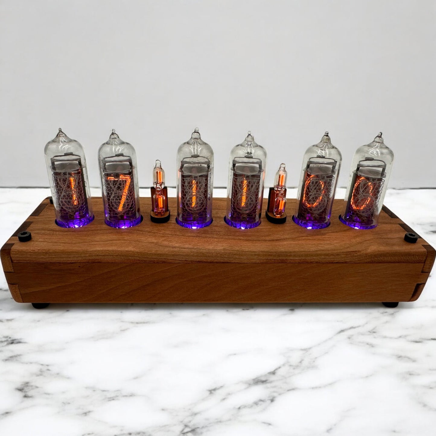 Nixie Clock Vintage Style Vertical