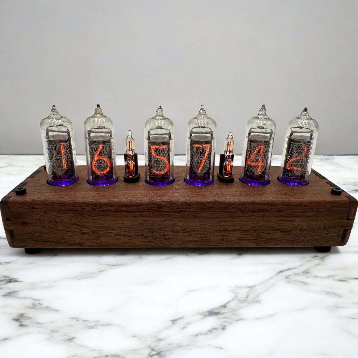 Nixie Clock Vintage Style Vertical