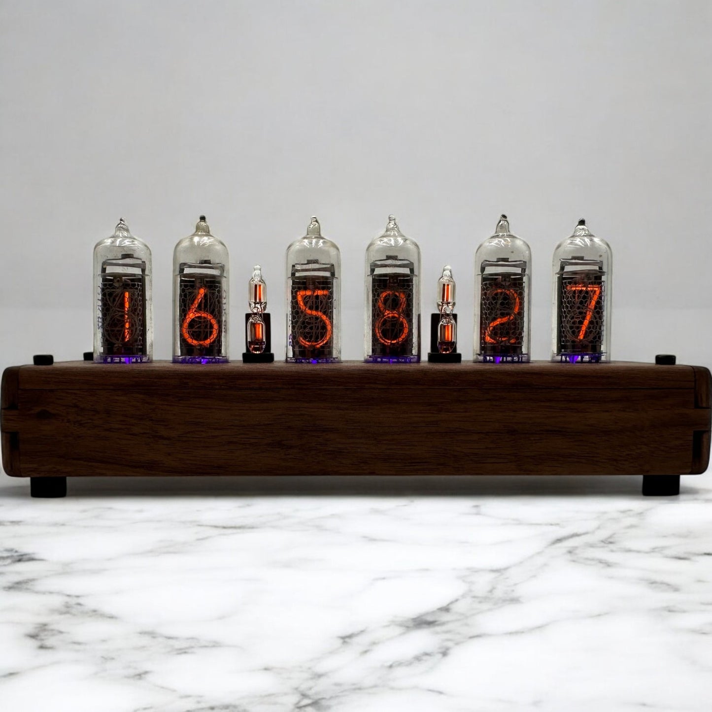 Nixie Clock Vintage Style Vertical