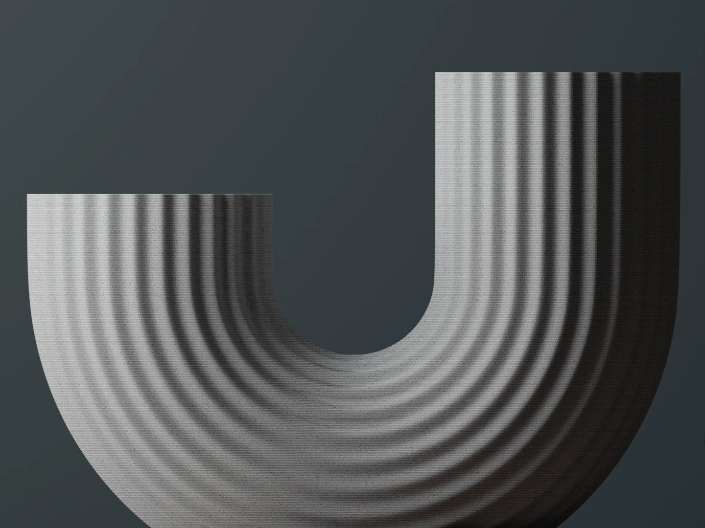 Noodle U Shaped Vase