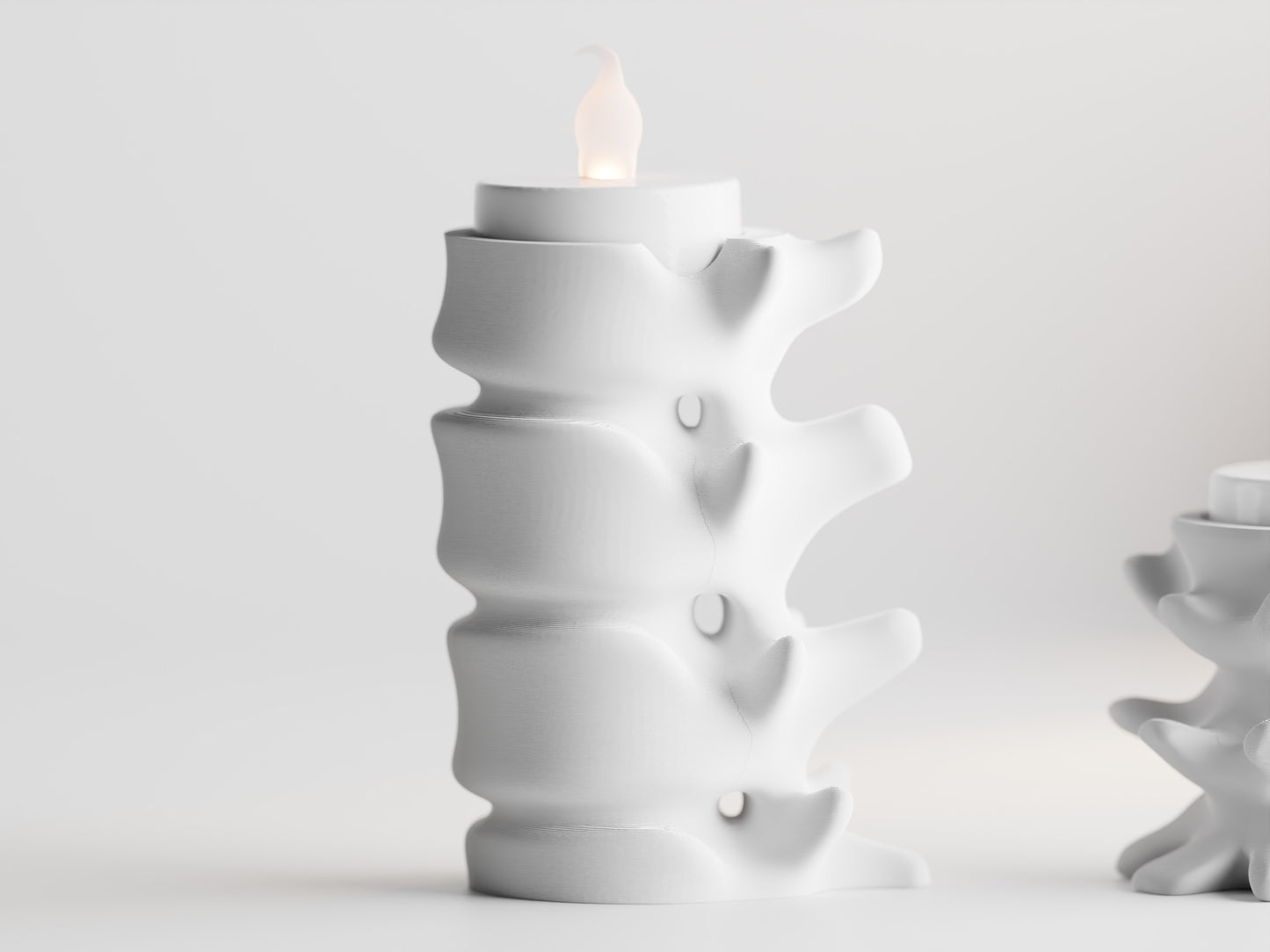 Vertebralis – Spine-Inspired Tea Light Stand