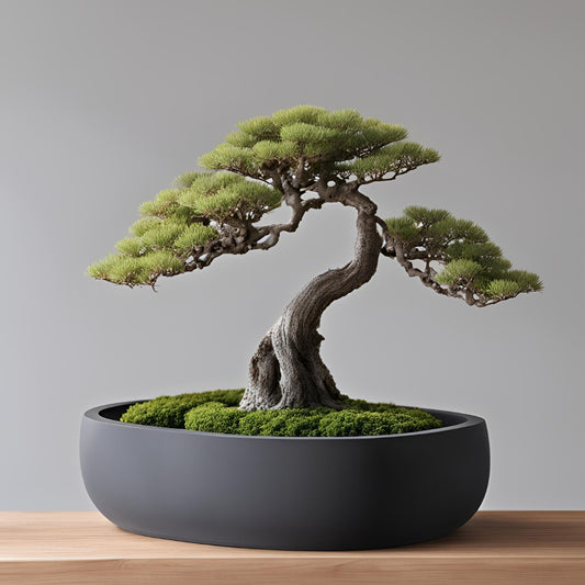 Minimalist Round Bonsai Planter