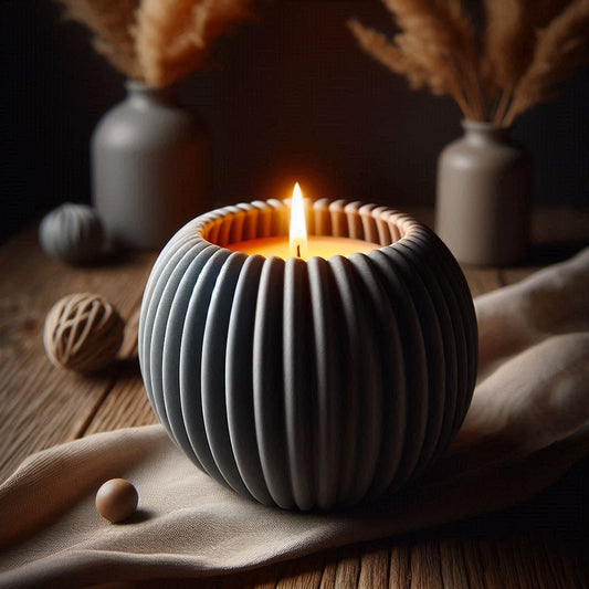 Ripple Round Led Tealight Holder