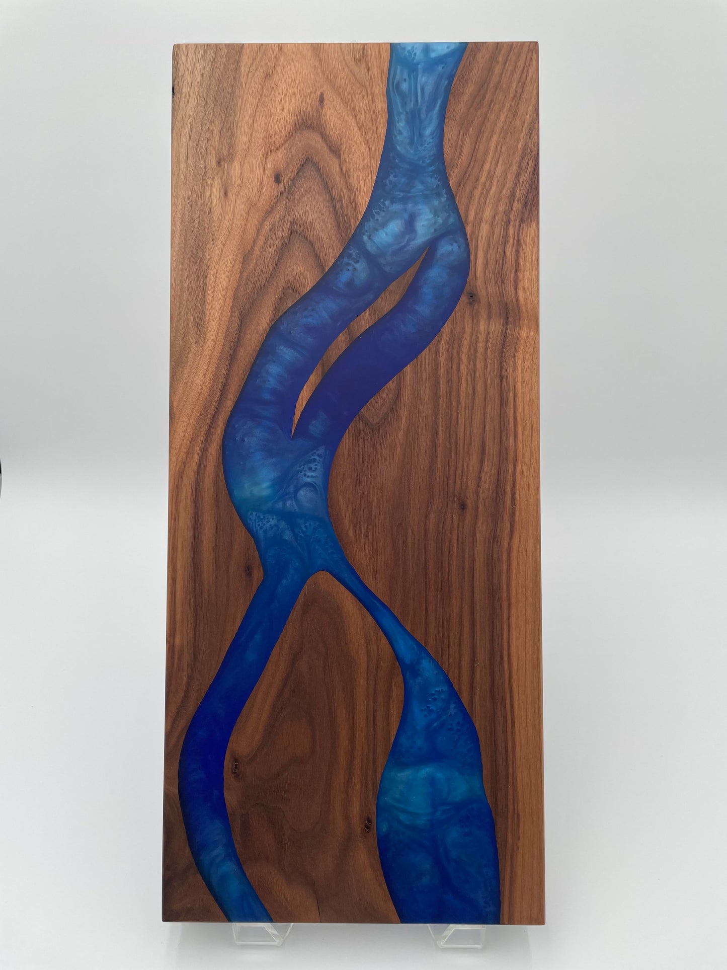 Walnut Charcuterie Board Handmade with resin inlay