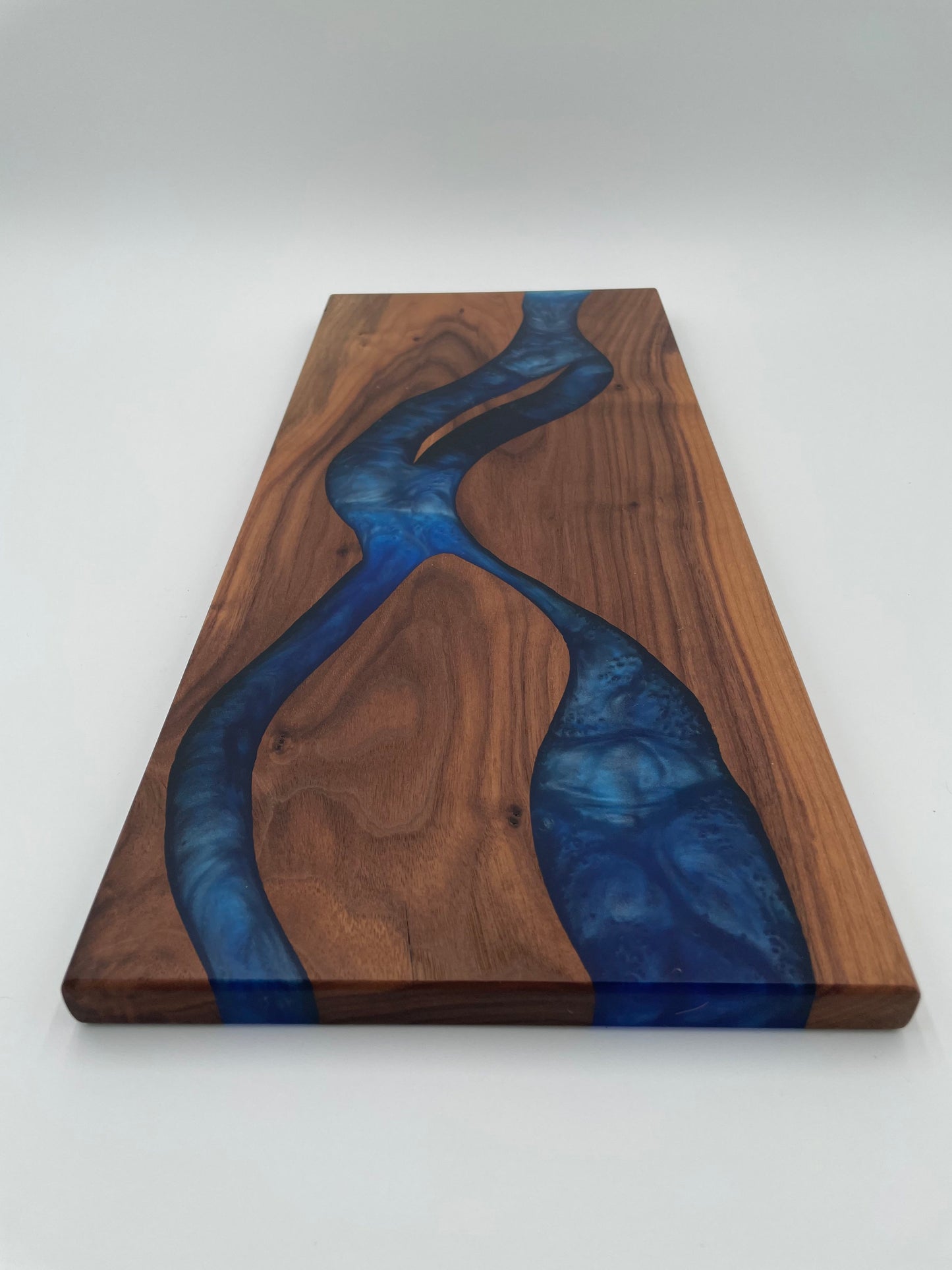 Walnut Charcuterie Board Handmade with resin inlay