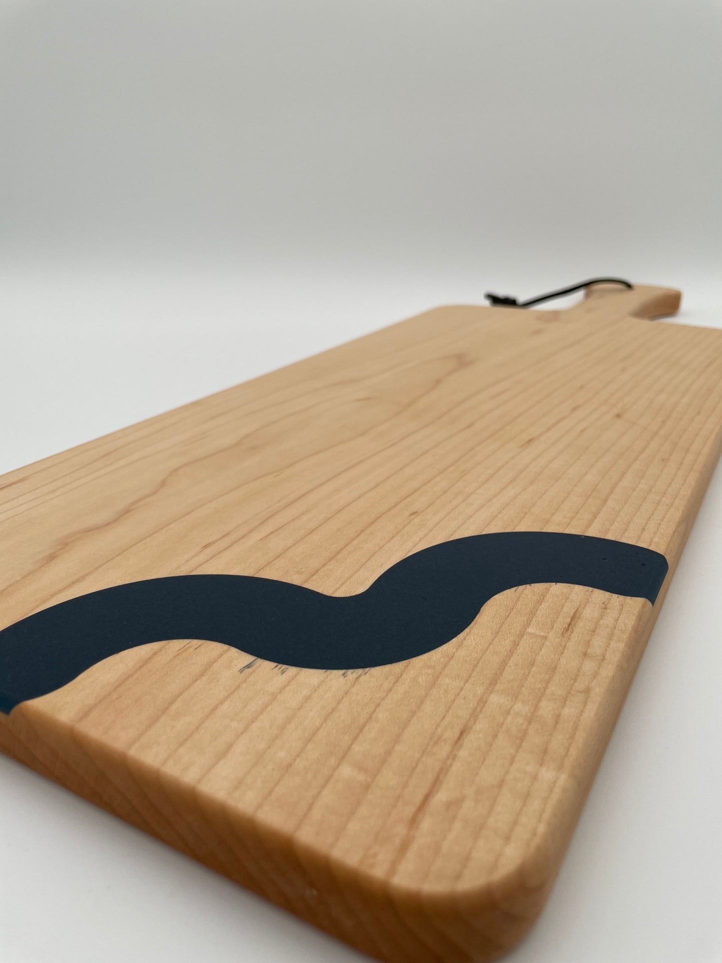 Maple Charcuterie Board Handmade, with resin inlay