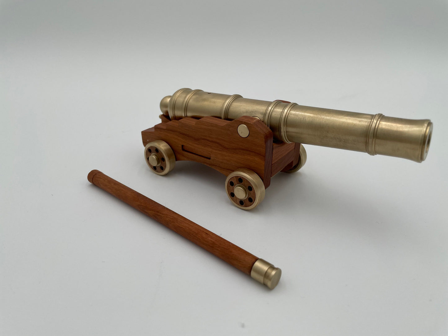 Brass Ship Cannon, 7 inch Brass Barrel