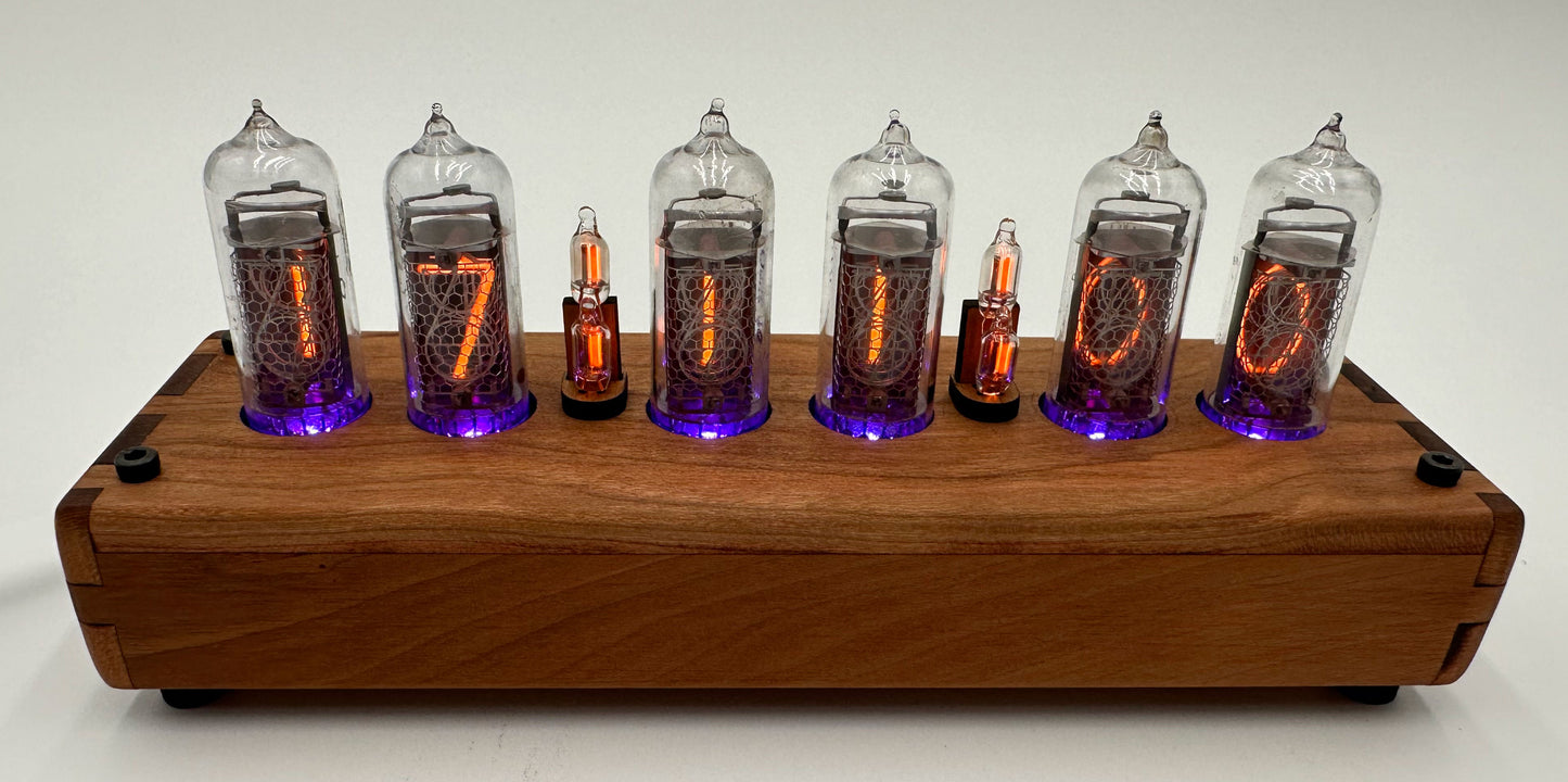 Nixie Clock Vintage Style Vertical