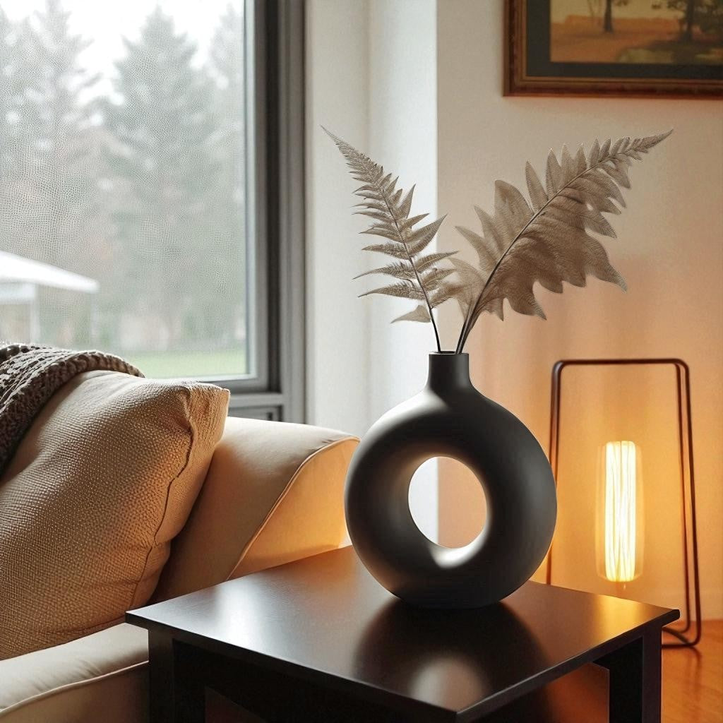 Circular Hollow Vase
