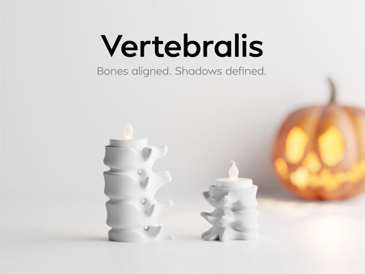 Vertebralis – Spine-Inspired Tea Light Stand